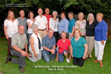 McClatchy June, 1960 50th Reunion Committee